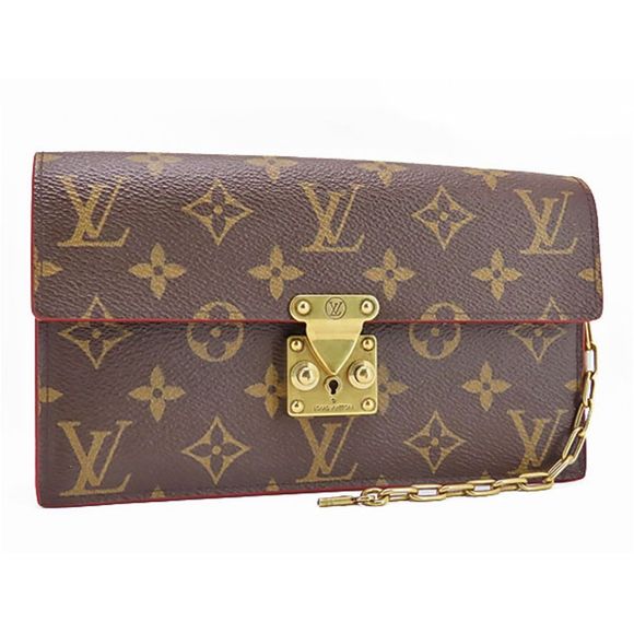 Louis Vuitton S Lock Belt Pouch Monogram PM Clutch Bag - Picture 1 of 9